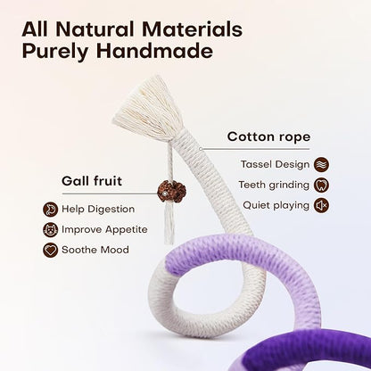 Chew Rope Toy – Natural, Safe Tooth Cleaner for Indoor Cats