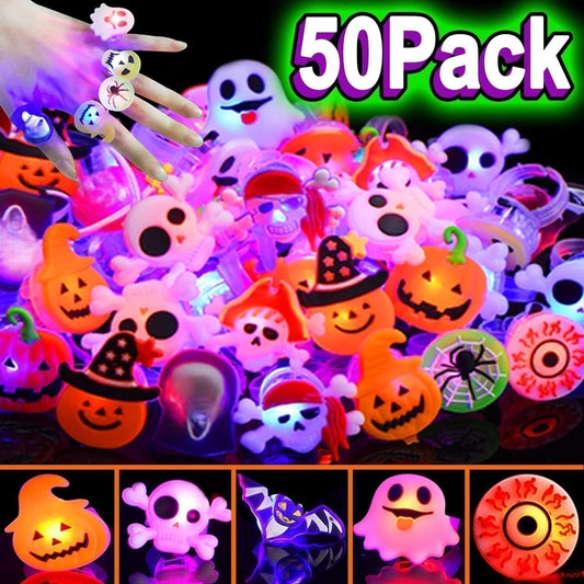 🎁LED Light Halloween Glowing Ring