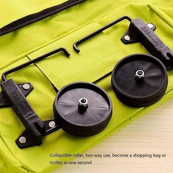 🏆 Last Day Special Price £9.99 ! 🔥 2-in-1 Shopping Bag Foldable Green Bag