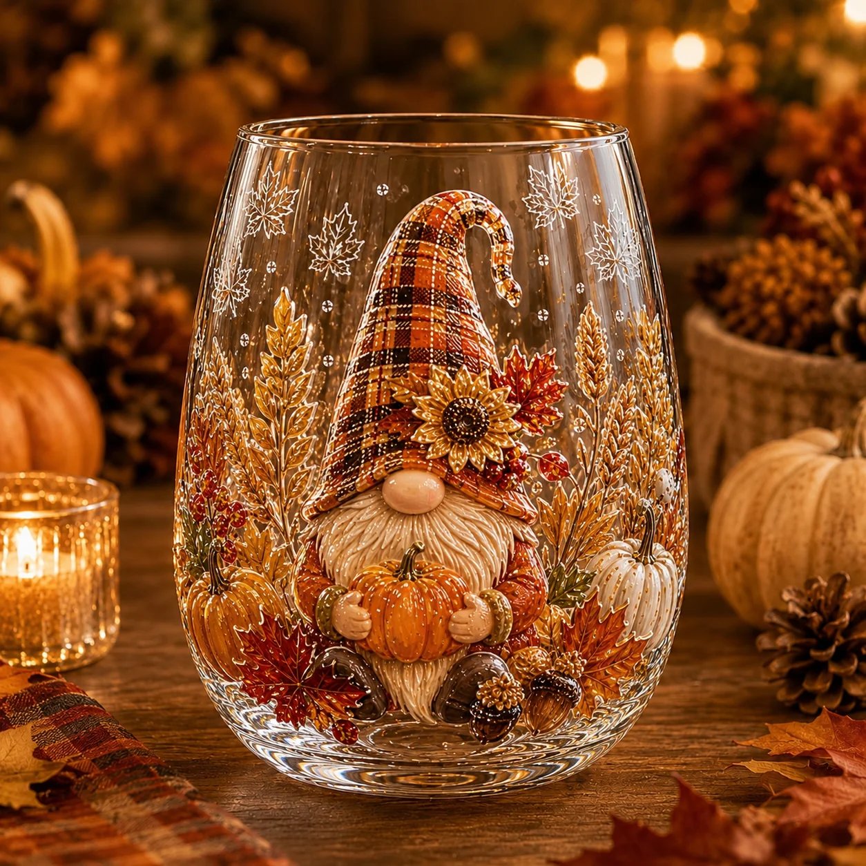 🍂✨Autumn Harvest Glass Cup Set