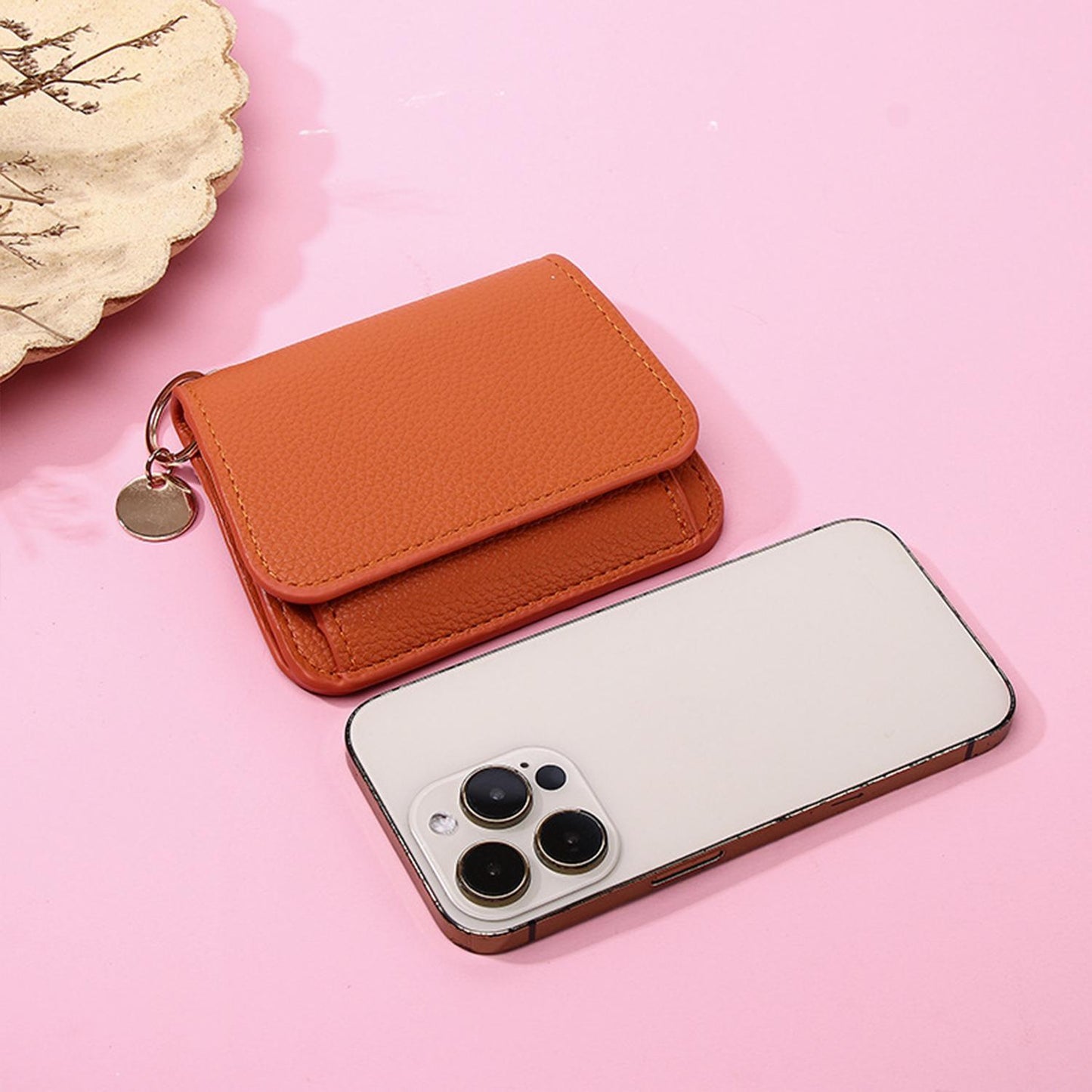 🎁HOT SALE🔥Elegant and Minimalist Women's Slim Short Wallet – with RFID protection, card slots, a bill compartment, and an ID window