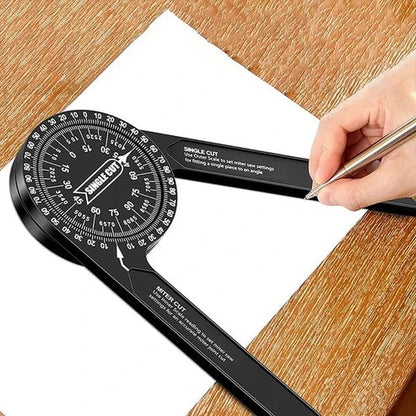 📐 Perfect Mitre Joints Every Time – 7" Aluminium Angle Finder for Mitre Saws. No More Guesswork. UK Stock