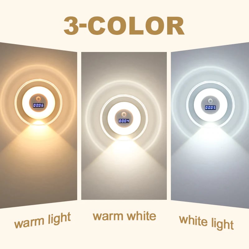 ⌛Limited-Time Offer-Smart LED Clock Night Light with Motion Sensor