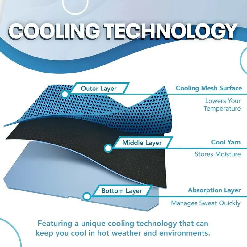 💦Summer Hot Sale -⚡50K+ SOLD!❄️Cold Sweat Towel You Can Use Anywhere, Anytime! Reusable Soft Absorbent Cooling Portable