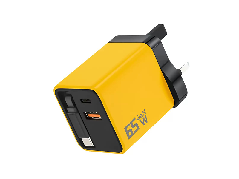 🔥HOT SALE 50% OFF🎁65W Fast Charging Phone Charger Block with Retractable 80cm Type-C Cable