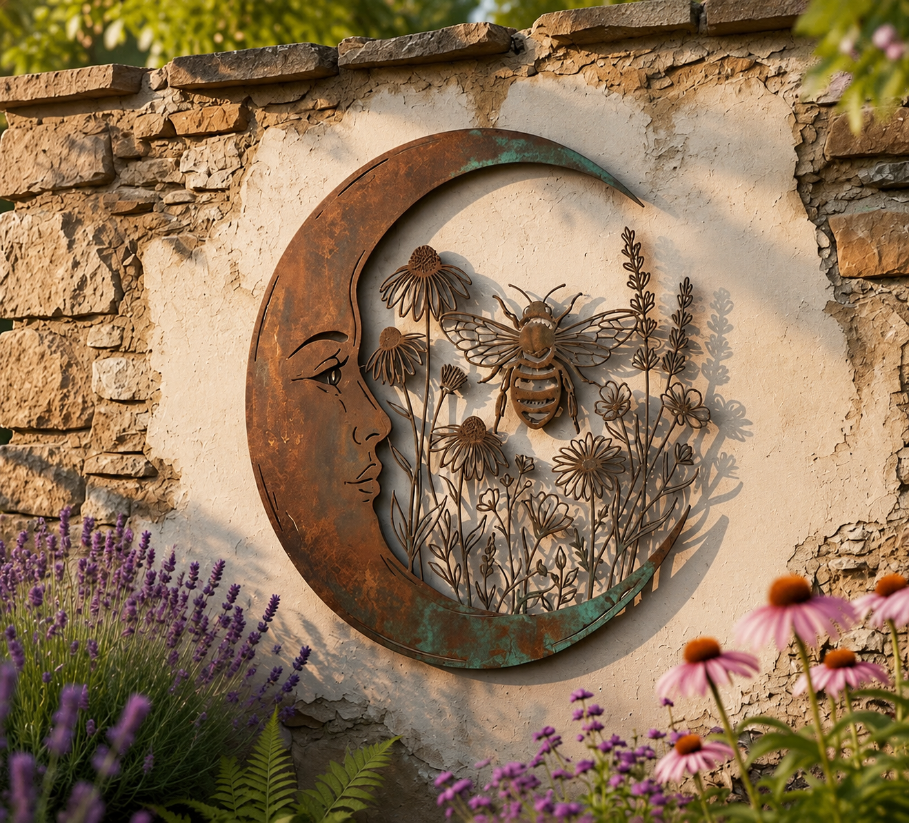 Dragonfly Moon Wall Decor