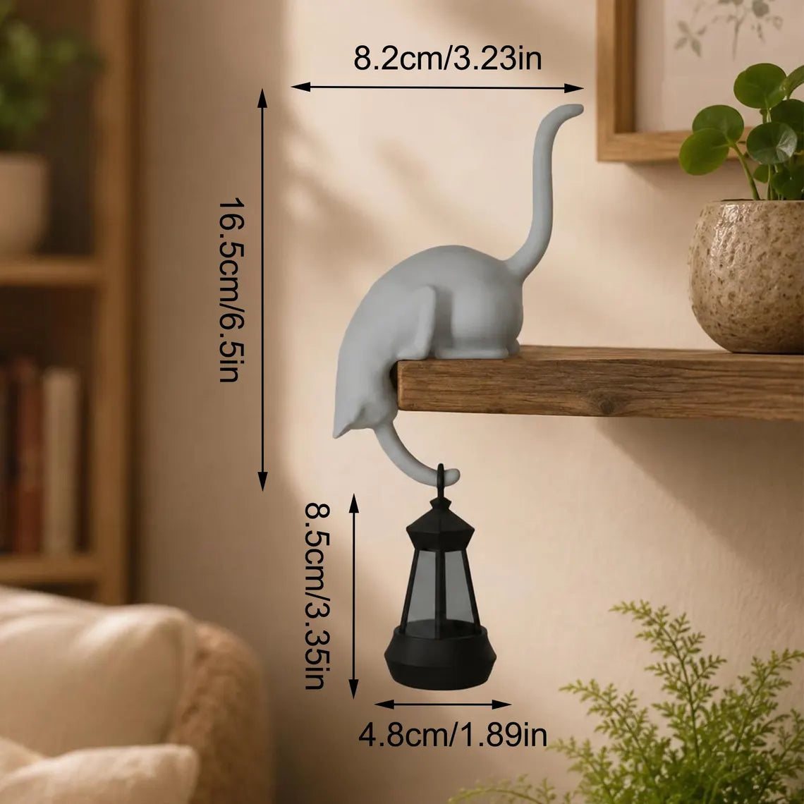 🐈‍⬛ Cute Cat Hook Shelf Decor