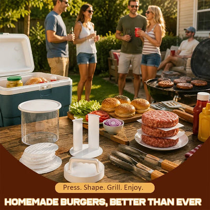 🍔 Burger Patty Maker for Easy Homemade Burgers