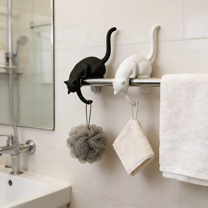 🐈‍⬛ Cute Cat Hook Shelf Decor