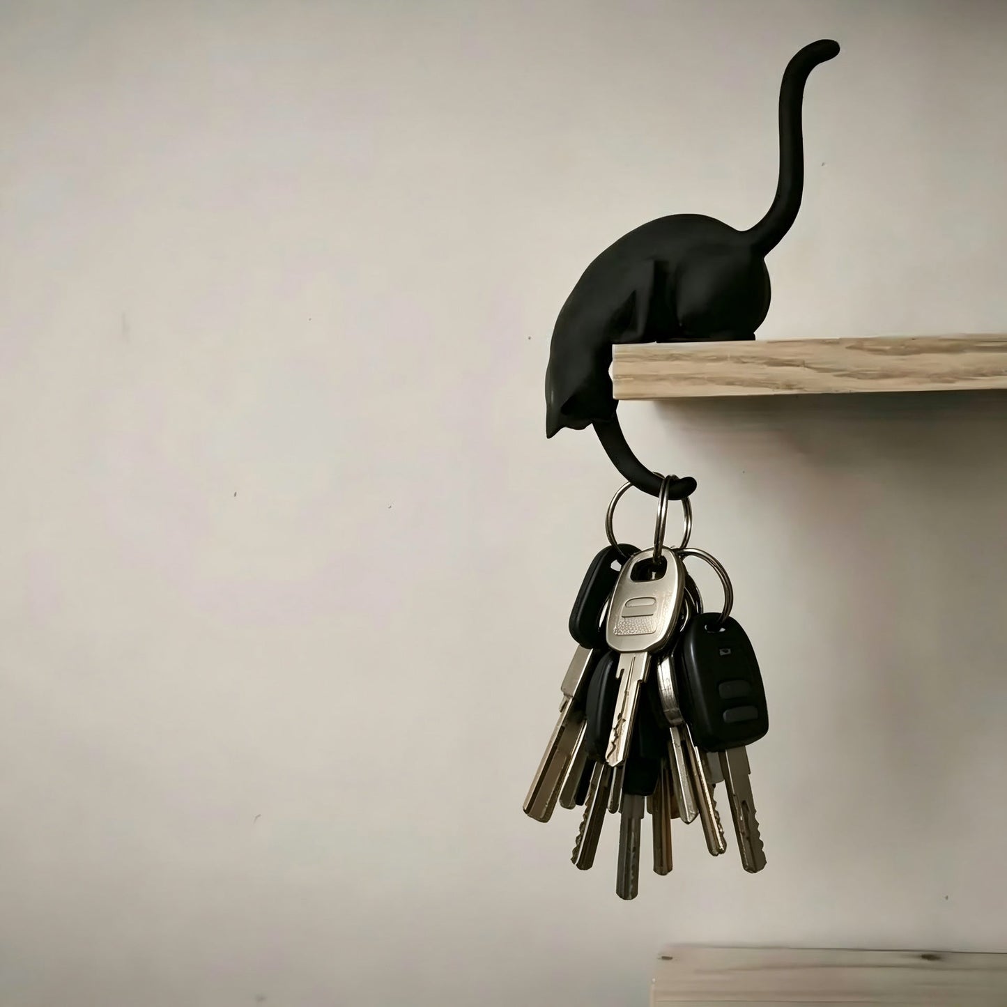 🐈‍⬛ Cute Cat Hook Shelf Decor