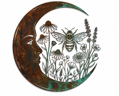 Dragonfly Moon Wall Decor