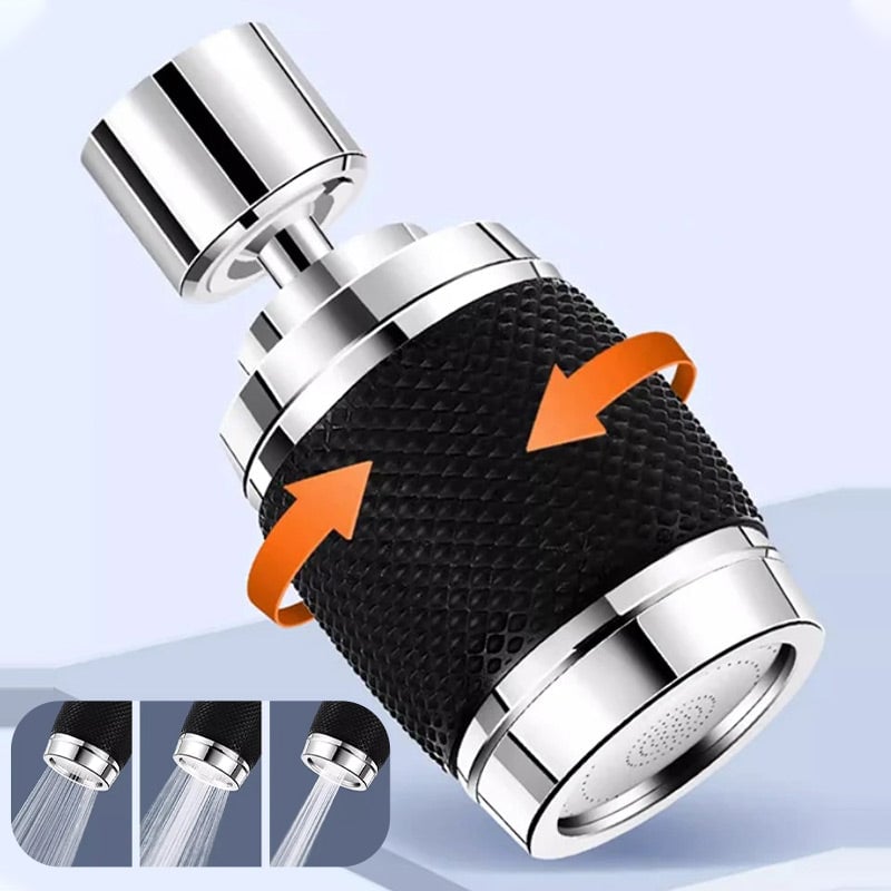 🔥Splash proof booster swivel kitchen filter tap
