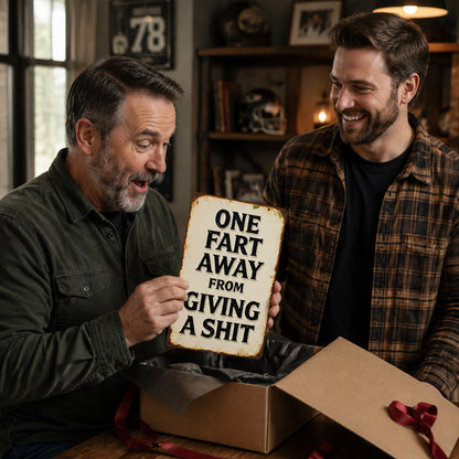 🛠 Sarcastic Vintage Metal Wall Sign — Bring Hilarious Personality to Your Garage & Bar! ✨🛠️