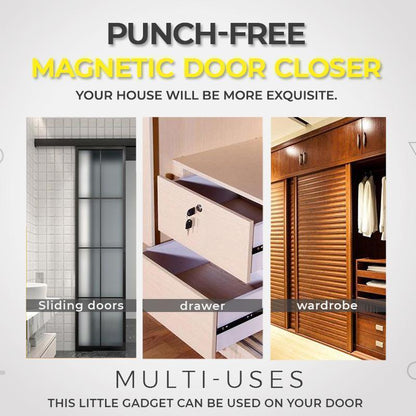 ✨Magnetic Door Closer Without Perforations
