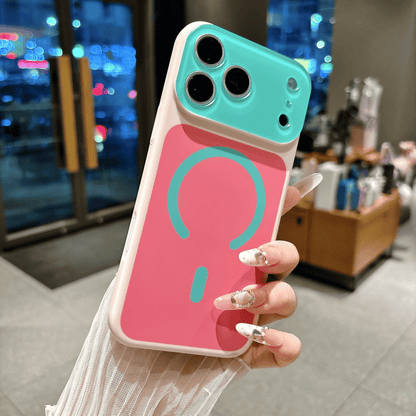 🎨Dopamine Color Block Magnetic Phone Case for iPhone✨