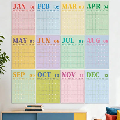 📅 Back to School Large Wall Calendar | The Ultimate Family Wall Calendar & Dry Erase Planner 🏡