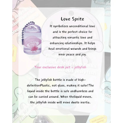 Cute Jellyfish Keychain,Stylish Keychain, Fashionable Keychain for Women & Men, Trendy All-match & Exquisite Keychain for Birthday Gift, Keychain Pendant,SummerVibe
