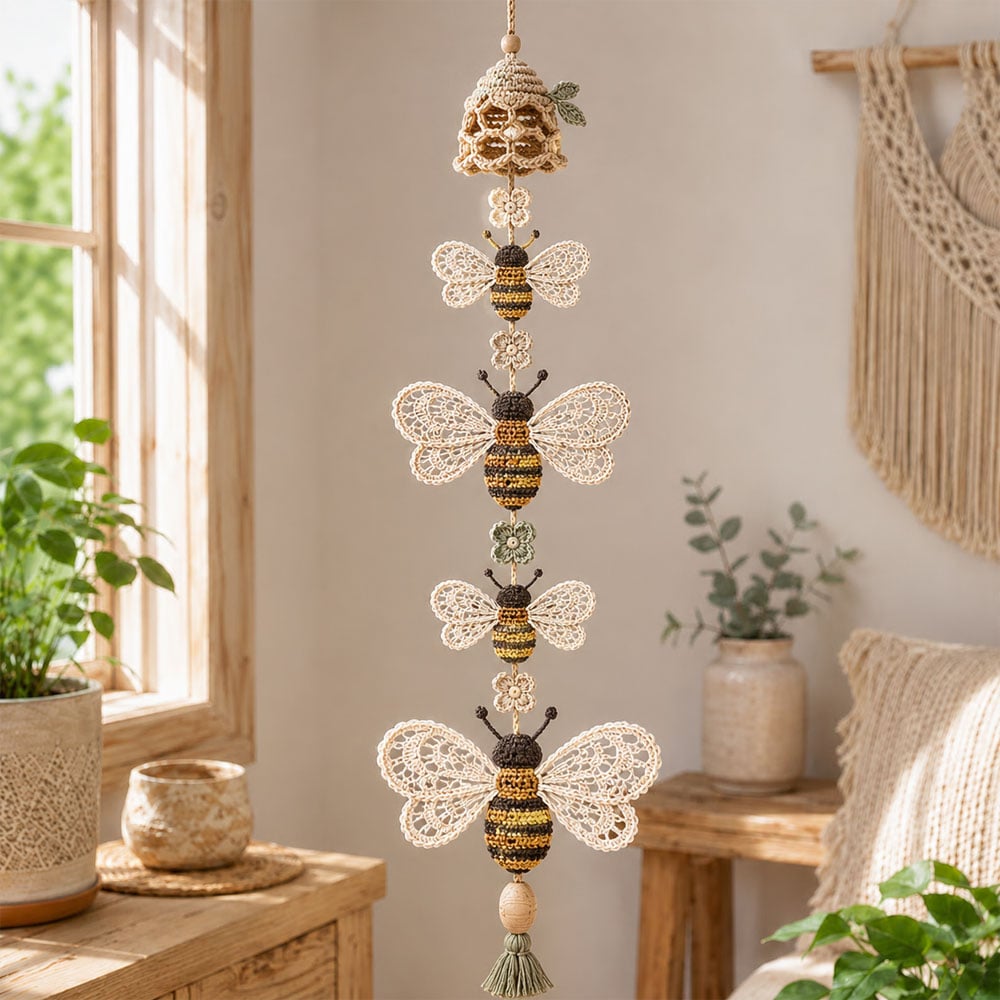 🔥LAST DAY 49% OFF - 🦋Butterfly Garden Cascade DIY Crochet Kit