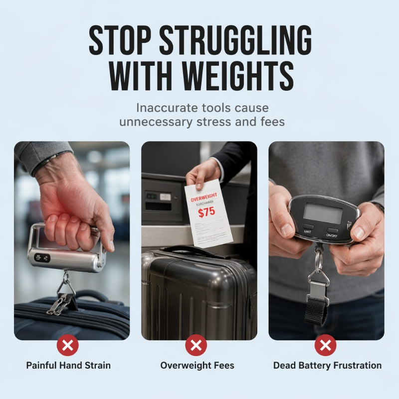 📢📢50% OFF !! ⏰Kolzp Digital Handheld Luggage Scale
