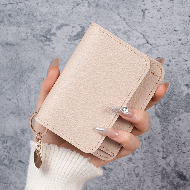 🎁HOT SALE🔥Elegant and Minimalist Women's Slim Short Wallet – with RFID protection, card slots, a bill compartment, and an ID window