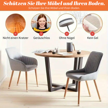✨ Universal Rubber Chair Leg Protectors - Suitable for all chair leg shapes, scratch-resistant and durable, the ultimate solution to protect your floors.