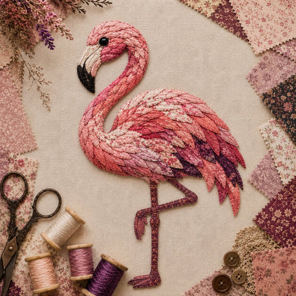 DIY Patchwork Bird Hanging Kit