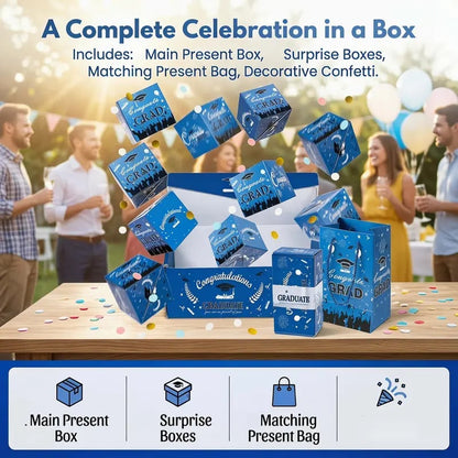 🎓🎁2026 Graduation Surprise Pop-Up Gift Box | Creative Folding Box✨