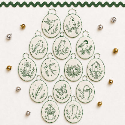 ⏳ Last Day 49% OFF – 🧵Beginner-Friendly DIY Heirloom Oval Embroidery Ornament Kit Collection | Complete Kit with All Tools & Step-by-Step Guide Included 💕