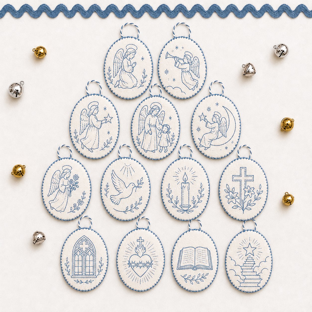 ⏳ Last Day 49% OFF – 🧵Beginner-Friendly DIY Heirloom Oval Embroidery Ornament Kit Collection | Complete Kit with All Tools & Step-by-Step Guide Included 💕