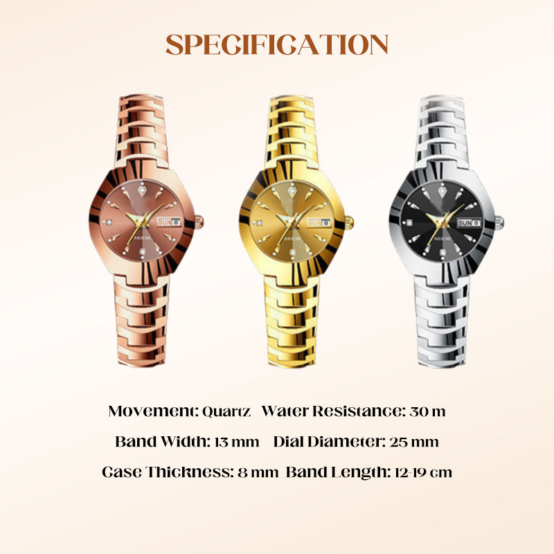 🏆 Last Day Special Price £9.99! 💐Elegant Casual Waterproof Quartz Watch Women Gift