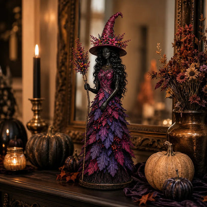 🔥🧙Enchanted Autumn Witch Figurine (✨2026 Limited Edition)
