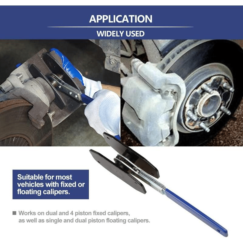 💥 🚗 360° Rotating Ratchet Brake Caliper Tool
