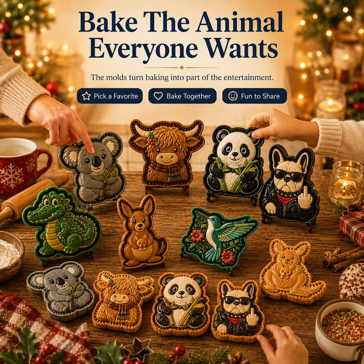 🥧 Animal Mini Pie Mold Collection-🔥Buy 2 Get Free Shipping