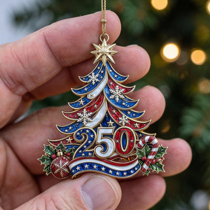 US 250th Anniversary Christmas Ornament