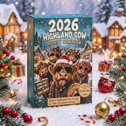 2026 Highland Cow Advent Calendar