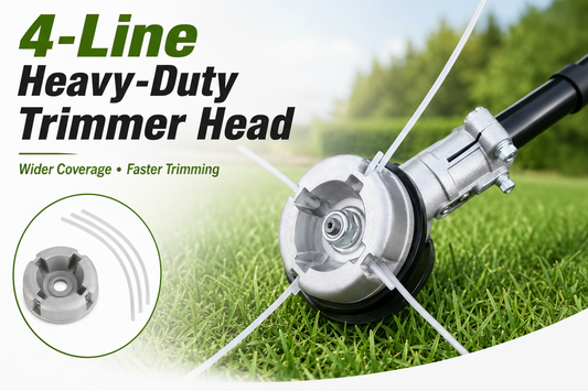 ⚙️ 48% OFF NOW! 🌿 Aluminum Trimmer Head – 4-Line Cutting & Universal Fit – Heavy-Duty & Easy Line Replacement 🏡