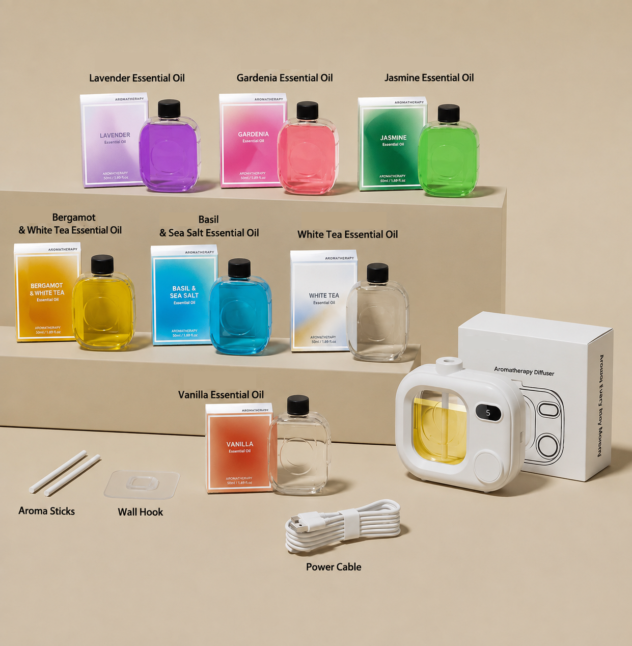 TYIIPLUS™ Smart LED Aroma Diffuser with Mist Control