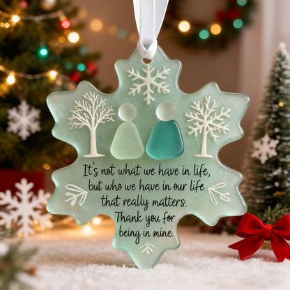 🌊 BUY 2 GET 1 FREE! ❄️ Snowflake-Shaped Sea Glass Friendship Decor – Nature-shaped, handcrafted & unique – Perfect for gifting or coastal home accents ✨