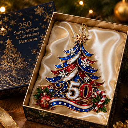 US 250th Anniversary Christmas Ornament