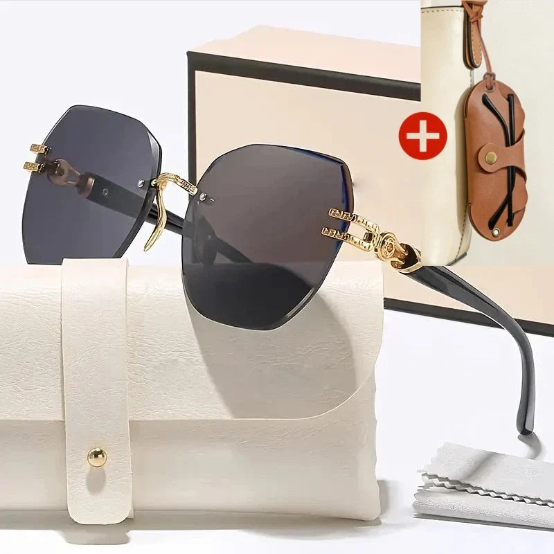 ⏳Time-Limited Special 49％ OFF!⏰Statement Rimless Sunglasses