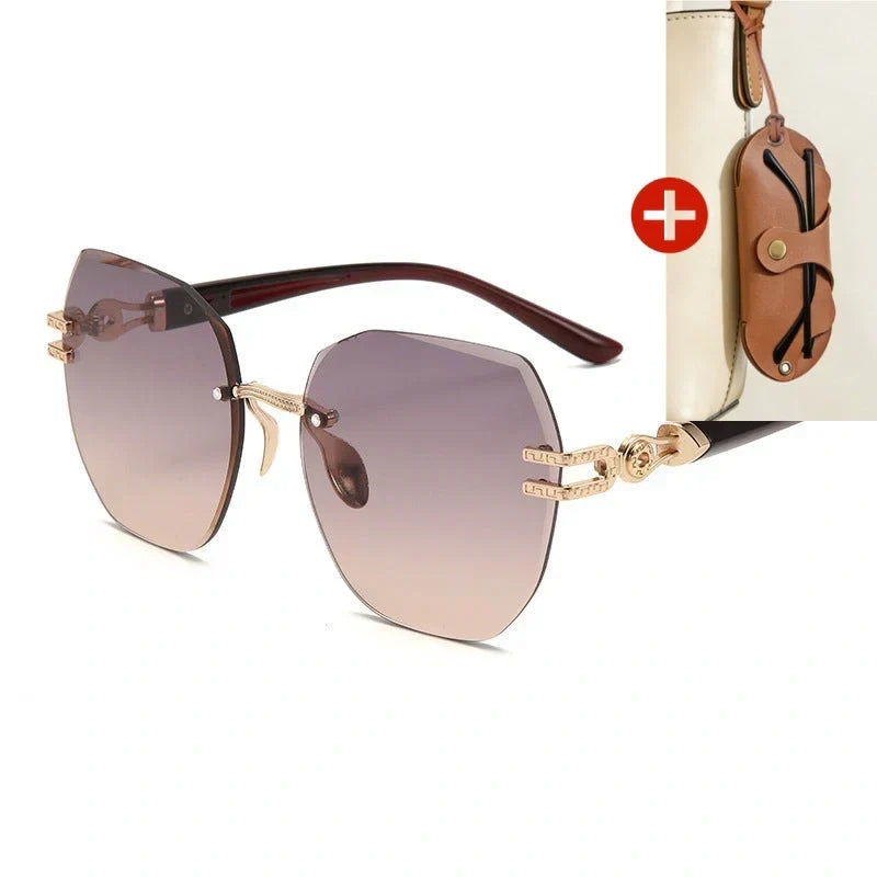 ⏳Time-Limited Special 49％ OFF!⏰Statement Rimless Sunglasses