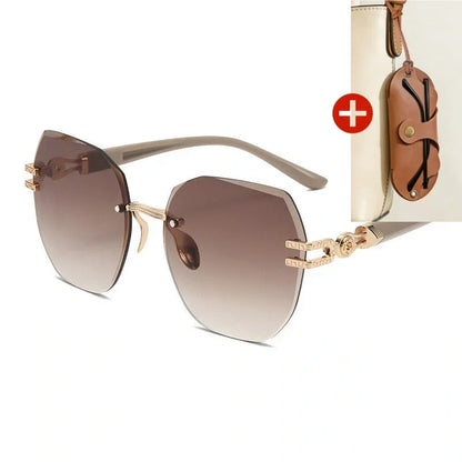 ⏳Time-Limited Special 49％ OFF!⏰Statement Rimless Sunglasses