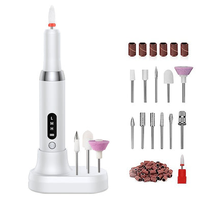 ⏰ 49% OFF💅🔋 Cordless Electric Nail Drill Machine with Charging Base – Professional Manicure at Home! | Portable, Rechargeable & Ready Anytime ✨