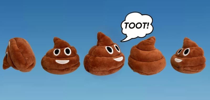💥Funny  Poop Plush Toy – Makes Fart Sounds!💩