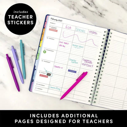 📕Your All-in-One 2026–2027 Teacher Planner ✨Weekly & Monthly Academic Planner & Calendar (from July 2026 to June 2027)
