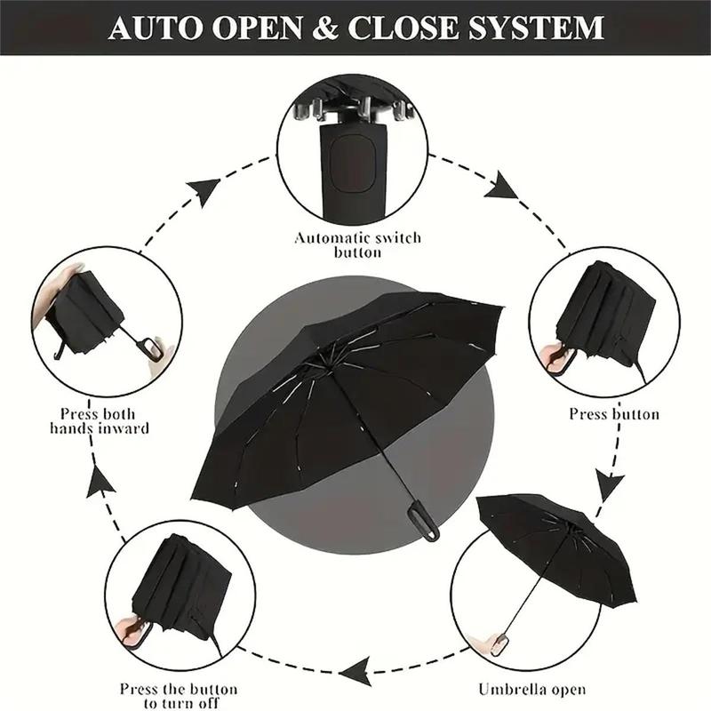 ☔Automatic Folding Umbrella – Windproof, Waterproof & Compact