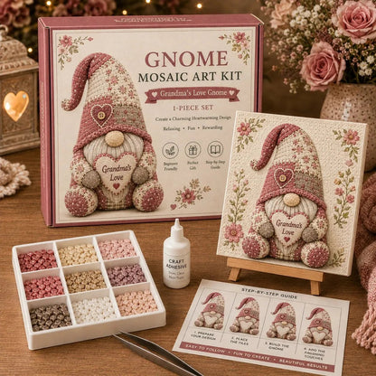🔥Last Day 50% OFF -  🌸Gnome Mosaic Art Kit – Create Your Own Charming Handmade Masterpiece