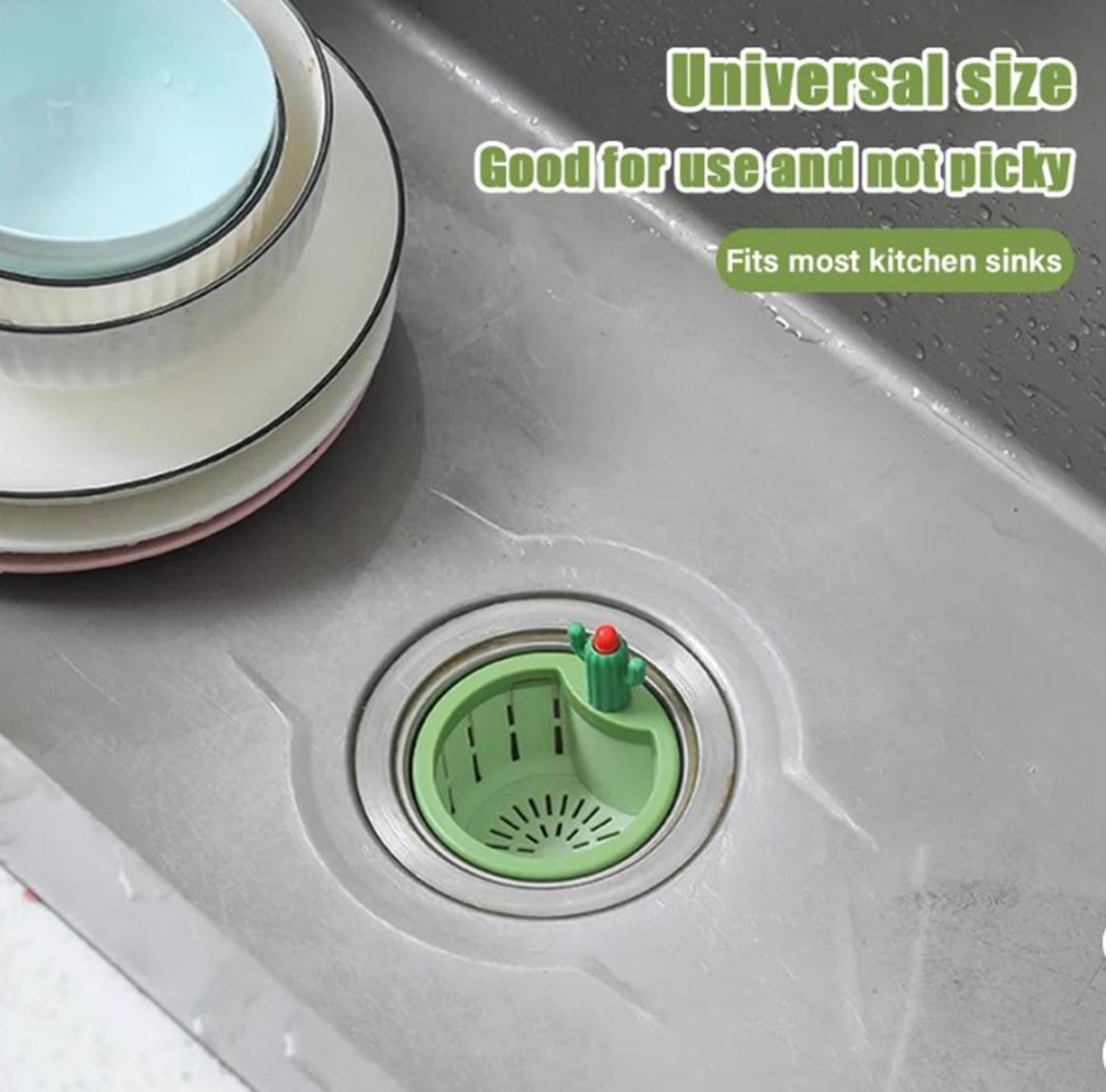 Cactus Kitchen Automatic Dumping Sink Filter🌵
