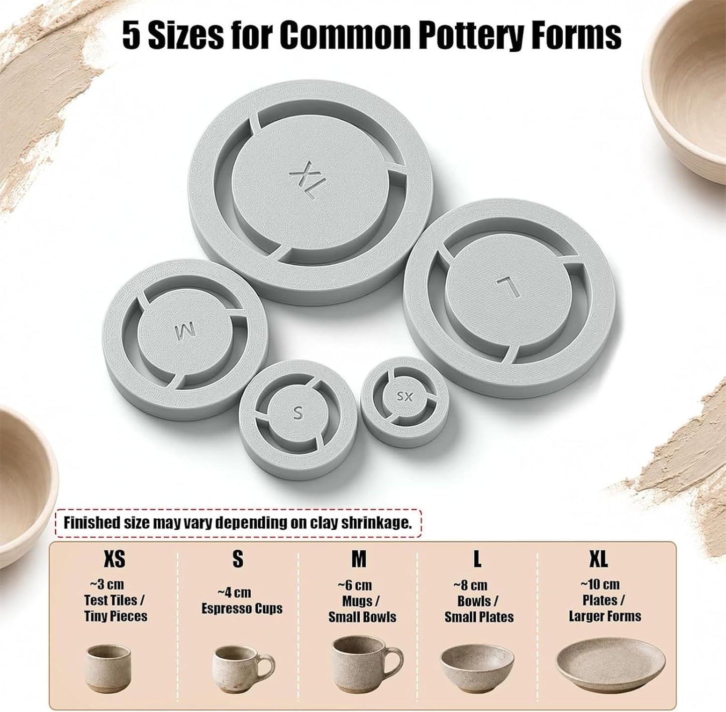 🔥Last Day 47% OFF - Pottery Foot Ring Tool