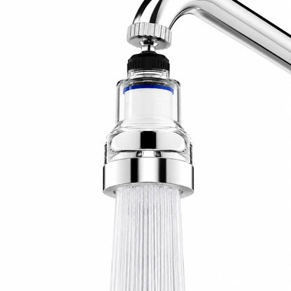 360° Rotating Faucet Aerator Filter, 6-Layer Filter with 3 Water Modes